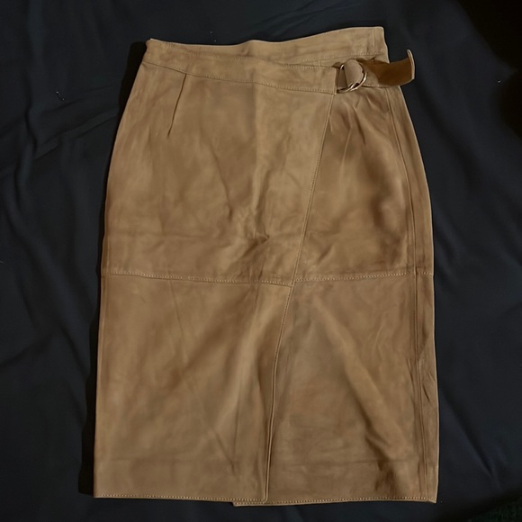 Suede split skirt - Picture 1 of 2
